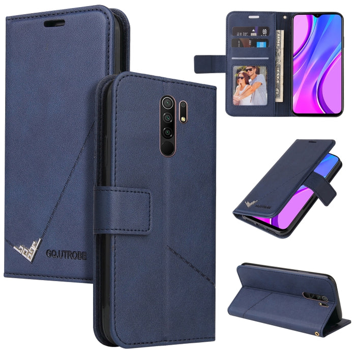 GQUTROBE Estuche para teléfono de cuero en ángulo recto, For Xiaomi Redmi 9A, For Xiaomi Redmi 9C, For Xiaomi Redmi 9, For Xiaomi Redmi K20, For Xiaomi Redmi Note 8T, For Xiaomi Redmi Note 8 Pro, For Xiaomi Redmi Note 8, For Xiaomi Redmi 8A            ...