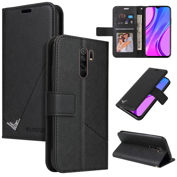 GQUTROBE Estuche para teléfono de cuero en ángulo recto, For Xiaomi Redmi 9A, For Xiaomi Redmi 9C, For Xiaomi Redmi 9, For Xiaomi Redmi K20, For Xiaomi Redmi Note 8T, For Xiaomi Redmi Note 8 Pro, For Xiaomi Redmi Note 8, For Xiaomi Redmi 8A            ...