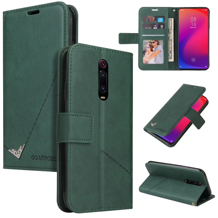 GQUTROBE Estuche para teléfono de cuero en ángulo recto, For Xiaomi Redmi 9A, For Xiaomi Redmi 9C, For Xiaomi Redmi 9, For Xiaomi Redmi K20, For Xiaomi Redmi Note 8T, For Xiaomi Redmi Note 8 Pro, For Xiaomi Redmi Note 8, For Xiaomi Redmi 8A            ...