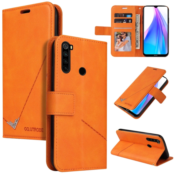 GQUTROBE Estuche para teléfono de cuero en ángulo recto, For Xiaomi Redmi 9A, For Xiaomi Redmi 9C, For Xiaomi Redmi 9, For Xiaomi Redmi K20, For Xiaomi Redmi Note 8T, For Xiaomi Redmi Note 8 Pro, For Xiaomi Redmi Note 8, For Xiaomi Redmi 8A            ...