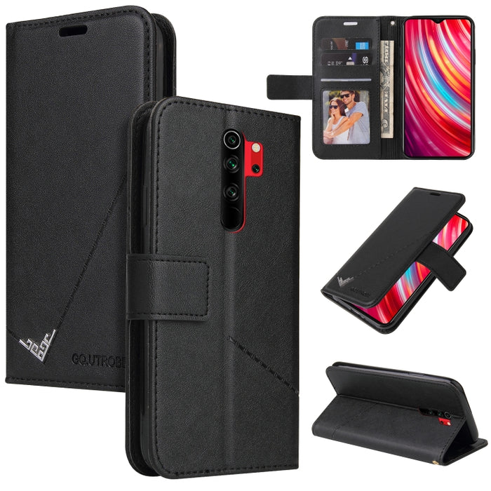 GQUTROBE Estuche para teléfono de cuero en ángulo recto, For Xiaomi Redmi 9A, For Xiaomi Redmi 9C, For Xiaomi Redmi 9, For Xiaomi Redmi K20, For Xiaomi Redmi Note 8T, For Xiaomi Redmi Note 8 Pro, For Xiaomi Redmi Note 8, For Xiaomi Redmi 8A            ...