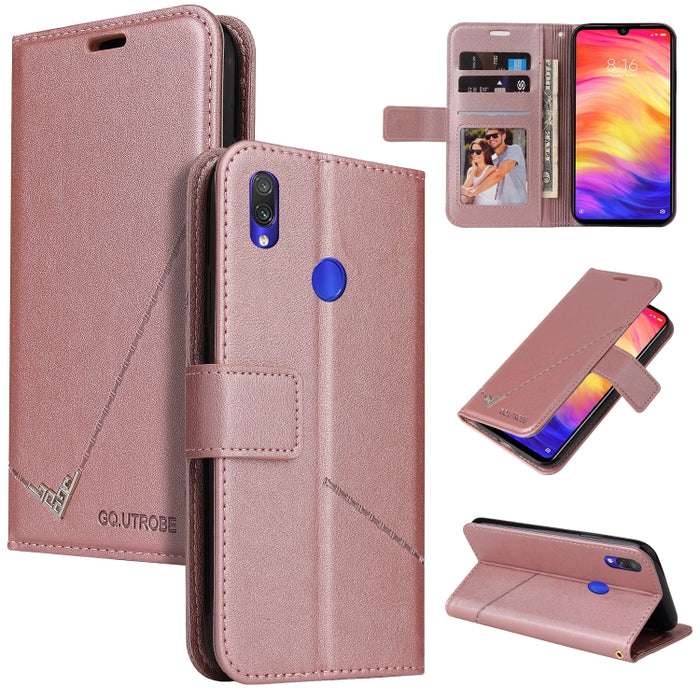 GQUTROBE Estuche para teléfono de cuero en ángulo recto, For Xiaomi Redmi 9A, For Xiaomi Redmi 9C, For Xiaomi Redmi 9, For Xiaomi Redmi K20, For Xiaomi Redmi Note 8T, For Xiaomi Redmi Note 8 Pro, For Xiaomi Redmi Note 8, For Xiaomi Redmi 8A            ...