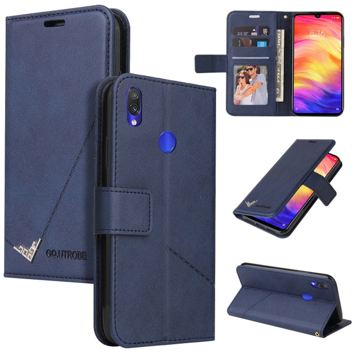 GQUTROBE Estuche para teléfono de cuero en ángulo recto, For Xiaomi Redmi 9A, For Xiaomi Redmi 9C, For Xiaomi Redmi 9, For Xiaomi Redmi K20, For Xiaomi Redmi Note 8T, For Xiaomi Redmi Note 8 Pro, For Xiaomi Redmi Note 8, For Xiaomi Redmi 8A            ...