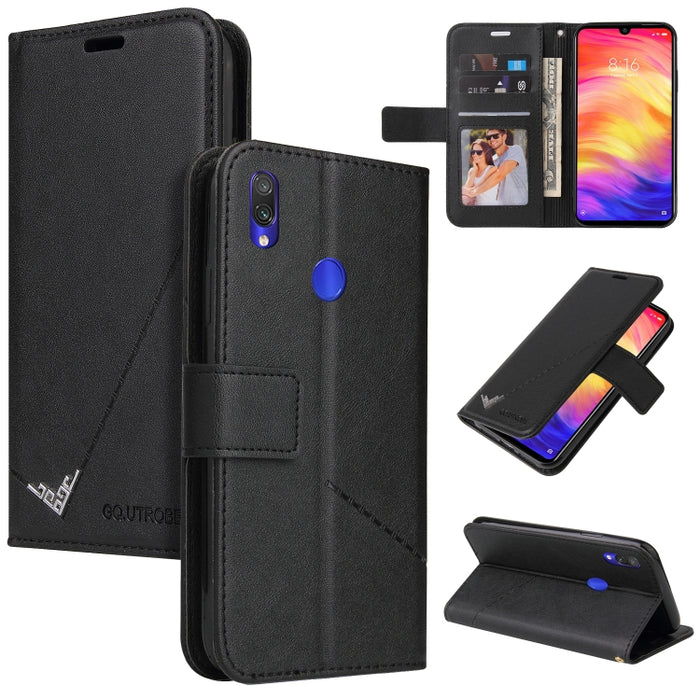 GQUTROBE Estuche para teléfono de cuero en ángulo recto, For Xiaomi Redmi 9A, For Xiaomi Redmi 9C, For Xiaomi Redmi 9, For Xiaomi Redmi K20, For Xiaomi Redmi Note 8T, For Xiaomi Redmi Note 8 Pro, For Xiaomi Redmi Note 8, For Xiaomi Redmi 8A            ...