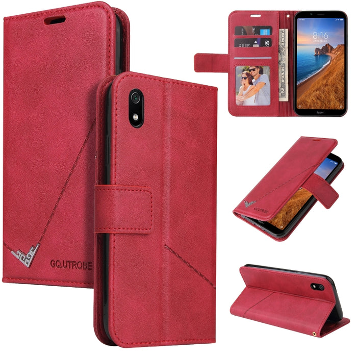 GQUTROBE Estuche para teléfono de cuero en ángulo recto, For Xiaomi Redmi 9A, For Xiaomi Redmi 9C, For Xiaomi Redmi 9, For Xiaomi Redmi K20, For Xiaomi Redmi Note 8T, For Xiaomi Redmi Note 8 Pro, For Xiaomi Redmi Note 8, For Xiaomi Redmi 8A            ...