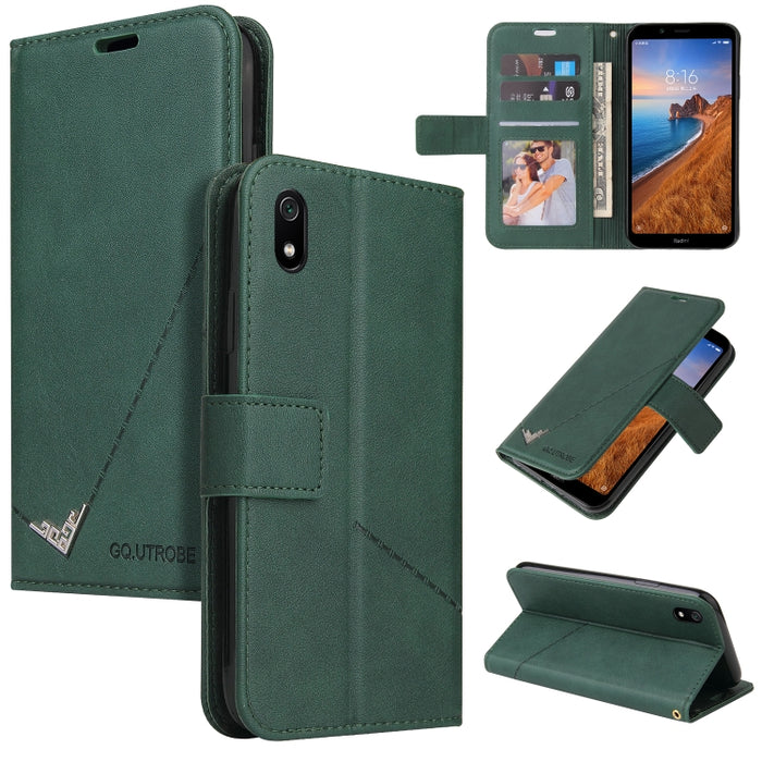 GQUTROBE Estuche para teléfono de cuero en ángulo recto, For Xiaomi Redmi 9A, For Xiaomi Redmi 9C, For Xiaomi Redmi 9, For Xiaomi Redmi K20, For Xiaomi Redmi Note 8T, For Xiaomi Redmi Note 8 Pro, For Xiaomi Redmi Note 8, For Xiaomi Redmi 8A            ...