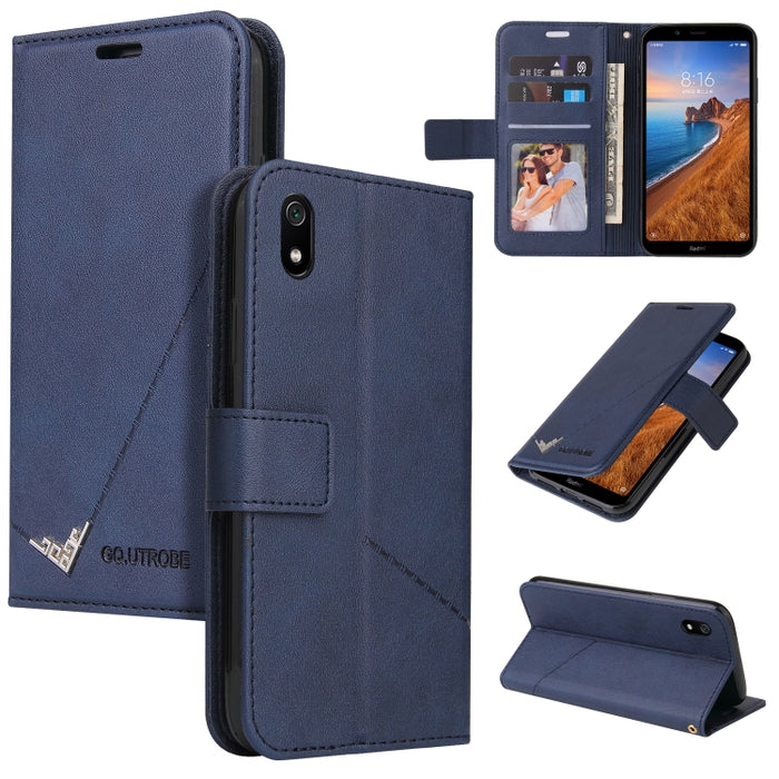 GQUTROBE Estuche para teléfono de cuero en ángulo recto, For Xiaomi Redmi 9A, For Xiaomi Redmi 9C, For Xiaomi Redmi 9, For Xiaomi Redmi K20, For Xiaomi Redmi Note 8T, For Xiaomi Redmi Note 8 Pro, For Xiaomi Redmi Note 8, For Xiaomi Redmi 8A            ...