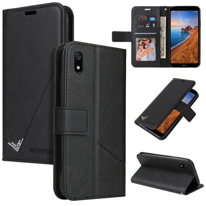GQUTROBE Estuche para teléfono de cuero en ángulo recto, For Xiaomi Redmi 9A, For Xiaomi Redmi 9C, For Xiaomi Redmi 9, For Xiaomi Redmi K20, For Xiaomi Redmi Note 8T, For Xiaomi Redmi Note 8 Pro, For Xiaomi Redmi Note 8, For Xiaomi Redmi 8A            ...