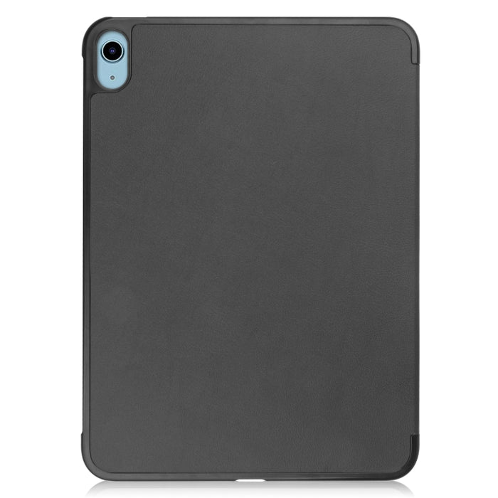 Estuche para tableta de cuero con textura Custer de color sólido