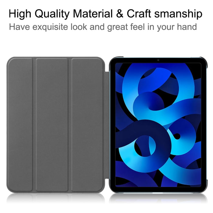 Estuche para tableta de cuero con textura Custer de color sólido