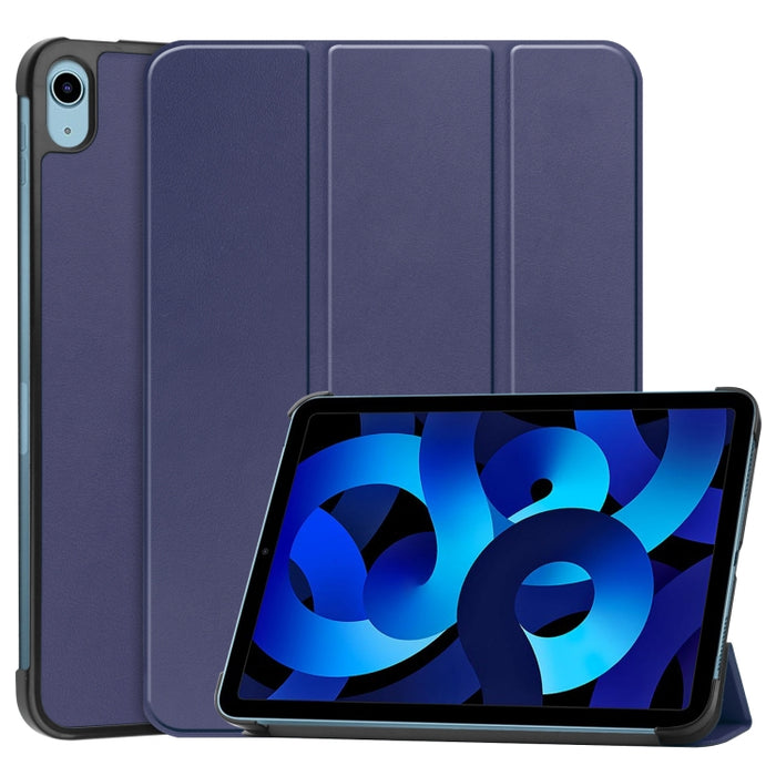 Estuche para tableta de cuero con textura Custer de color sólido
