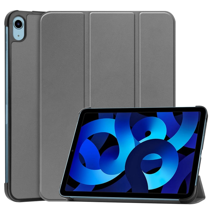 Estuche para tableta de cuero con textura Custer de color sólido