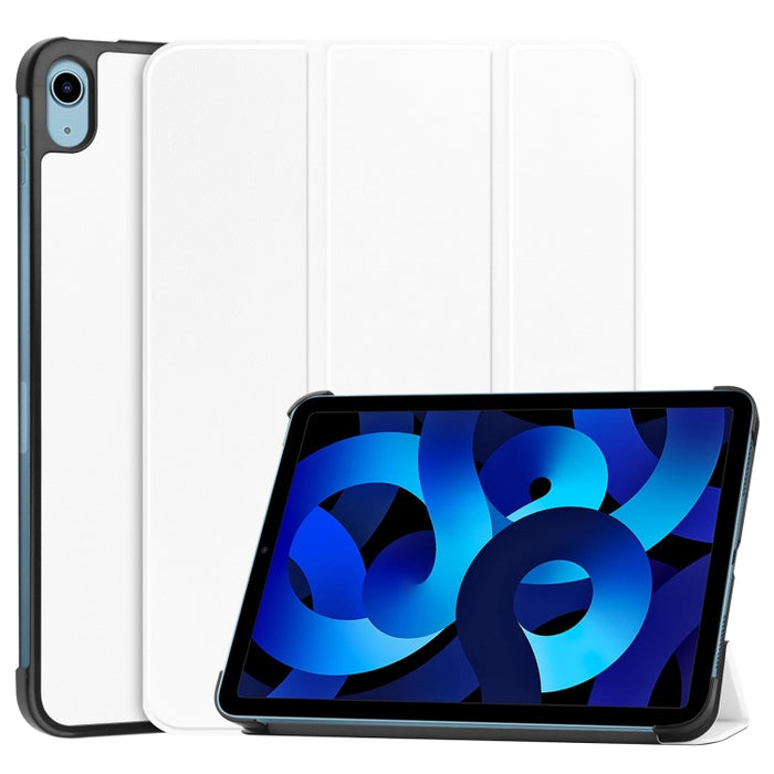 Estuche para tableta de cuero con textura Custer de color sólido