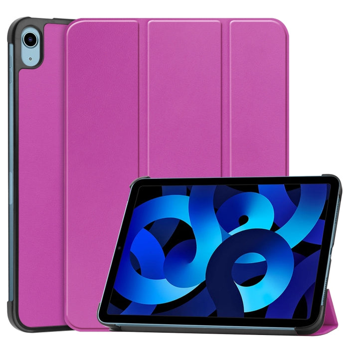 Estuche para tableta de cuero con textura Custer de color sólido