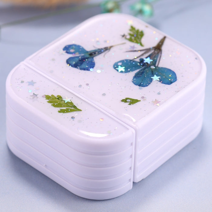 Para AirPods 1 / 2 Estuche protector para auriculares inalámbricos con patrón de flores de Gypsophila