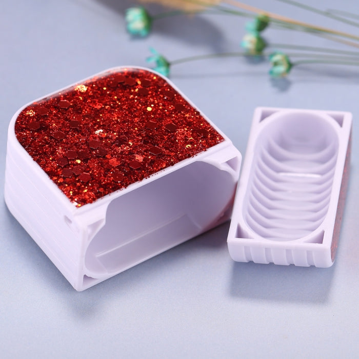 Para AirPods 1 / 2 Estuche protector para auriculares inalámbricos con lentejuelas brillantes