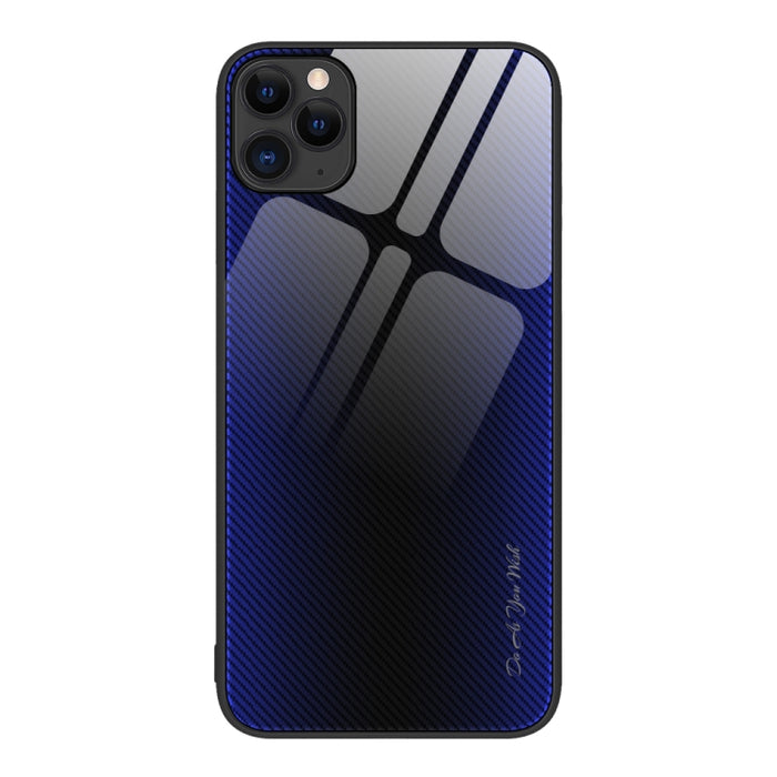 Caja del teléfono de TPU de vidrio degradado de textura