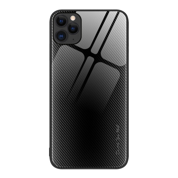 Caja del teléfono de TPU de vidrio degradado de textura