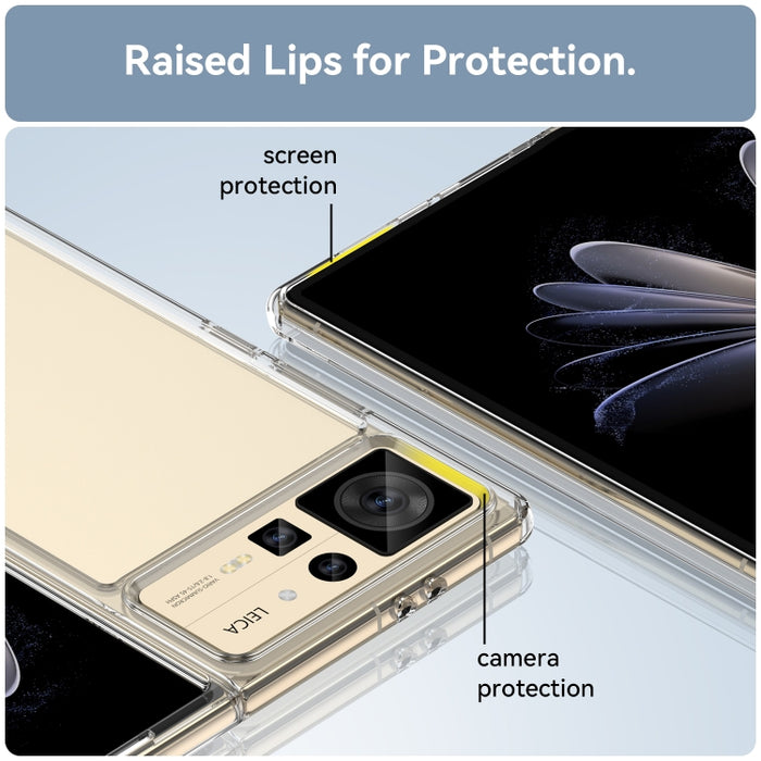 Caja colorida del teléfono de acrílico + TPU de la serie, For Xiaomi Mix Fold 2