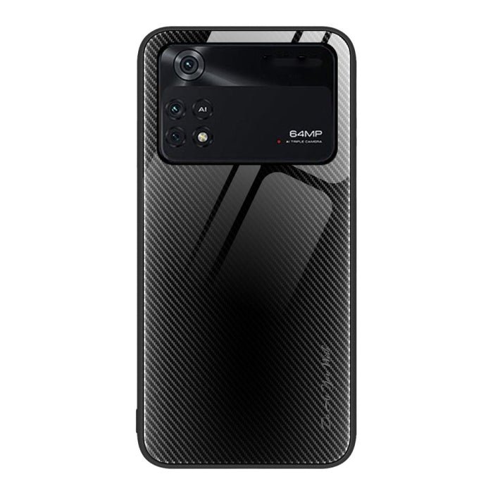Caja del teléfono de TPU de vidrio degradado de textura, For Xiaomi Poco M4 Pro, For Xiaomi Poco M4 Pro 5G, For Xiaomi Poco X4 Pro 5G, For Xiaomi Redmi 10C, For Xiaomi Redmi K50, For Xiaomi Redmi K50 Pro, For Xiaomi Redmi Note 10 Pro                   ...