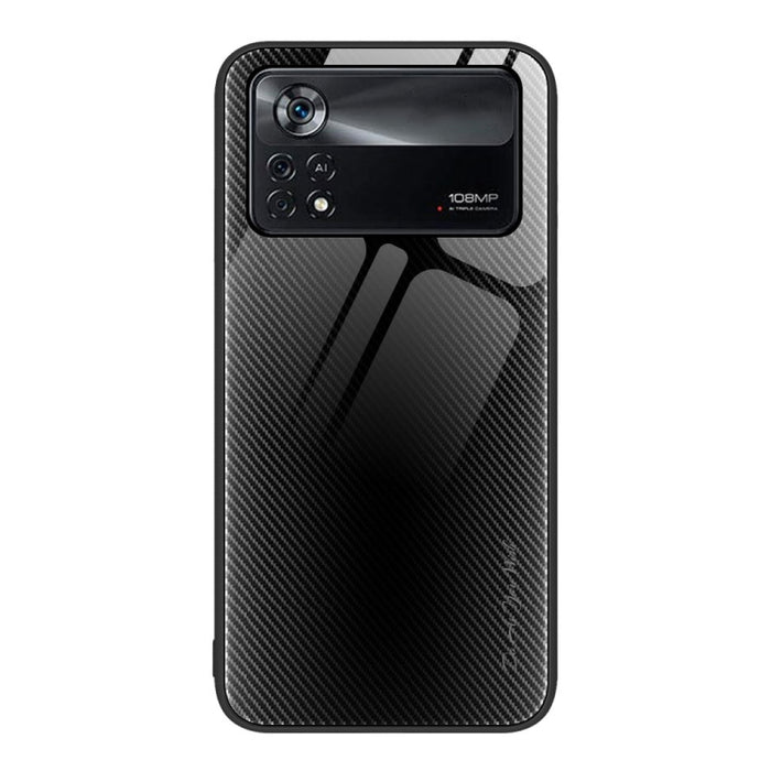 Caja del teléfono de TPU de vidrio degradado de textura, For Xiaomi Poco M4 Pro, For Xiaomi Poco M4 Pro 5G, For Xiaomi Poco X4 Pro 5G, For Xiaomi Redmi 10C, For Xiaomi Redmi K50, For Xiaomi Redmi K50 Pro, For Xiaomi Redmi Note 10 Pro                   ...