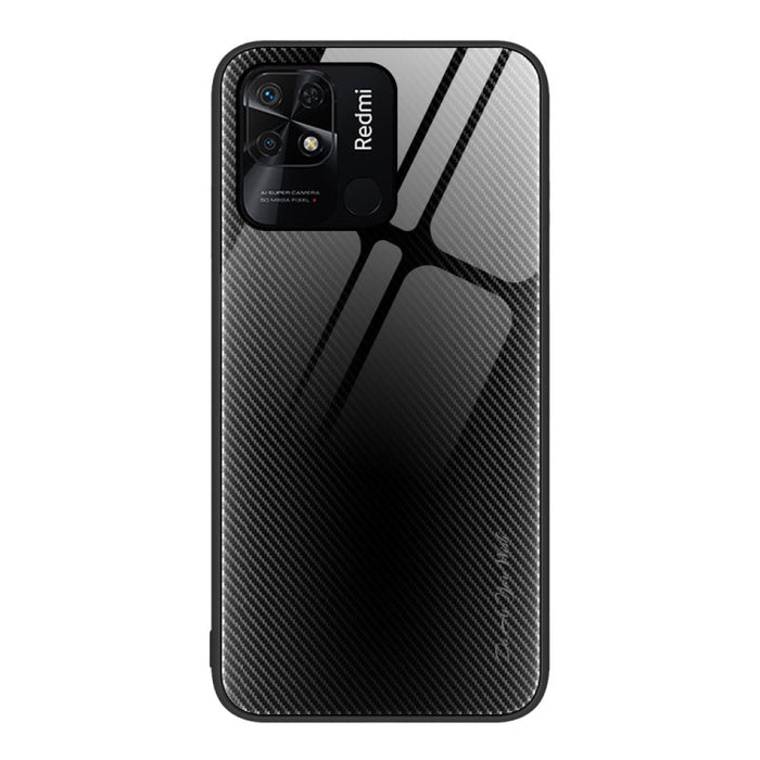 Caja del teléfono de TPU de vidrio degradado de textura, For Xiaomi Poco M4 Pro, For Xiaomi Poco M4 Pro 5G, For Xiaomi Poco X4 Pro 5G, For Xiaomi Redmi 10C, For Xiaomi Redmi K50, For Xiaomi Redmi K50 Pro, For Xiaomi Redmi Note 10 Pro                   ...