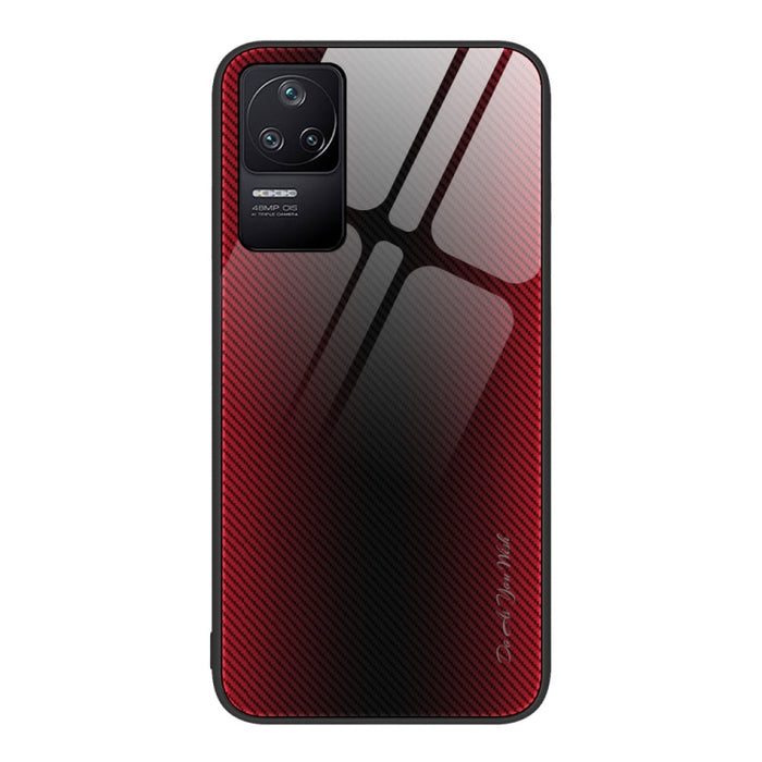 Caja del teléfono de TPU de vidrio degradado de textura, For Xiaomi Poco M4 Pro, For Xiaomi Poco M4 Pro 5G, For Xiaomi Poco X4 Pro 5G, For Xiaomi Redmi 10C, For Xiaomi Redmi K50, For Xiaomi Redmi K50 Pro, For Xiaomi Redmi Note 10 Pro                   ...