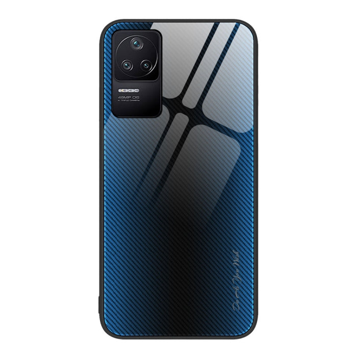 Caja del teléfono de TPU de vidrio degradado de textura, For Xiaomi Poco M4 Pro, For Xiaomi Poco M4 Pro 5G, For Xiaomi Poco X4 Pro 5G, For Xiaomi Redmi 10C, For Xiaomi Redmi K50, For Xiaomi Redmi K50 Pro, For Xiaomi Redmi Note 10 Pro                   ...
