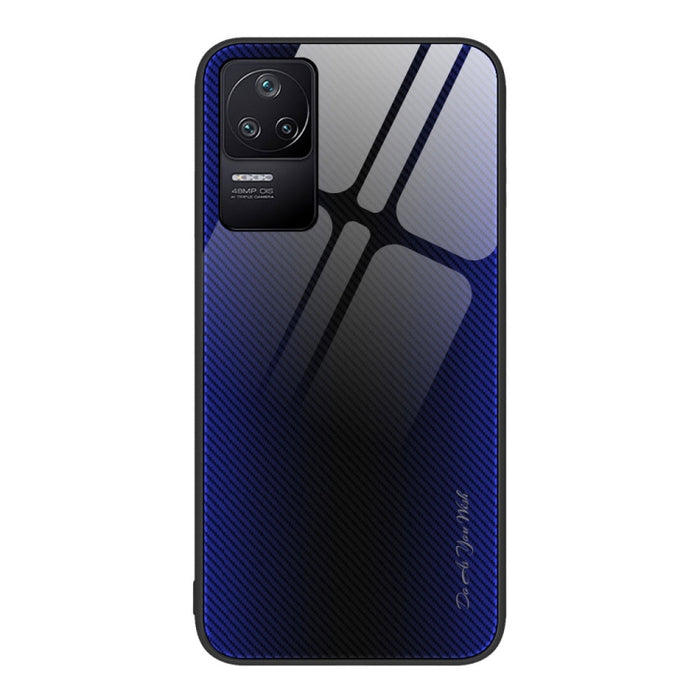 Caja del teléfono de TPU de vidrio degradado de textura, For Xiaomi Poco M4 Pro, For Xiaomi Poco M4 Pro 5G, For Xiaomi Poco X4 Pro 5G, For Xiaomi Redmi 10C, For Xiaomi Redmi K50, For Xiaomi Redmi K50 Pro, For Xiaomi Redmi Note 10 Pro                   ...
