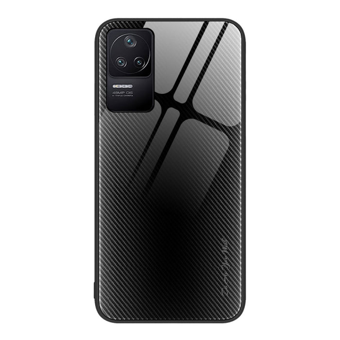 Caja del teléfono de TPU de vidrio degradado de textura, For Xiaomi Poco M4 Pro, For Xiaomi Poco M4 Pro 5G, For Xiaomi Poco X4 Pro 5G, For Xiaomi Redmi 10C, For Xiaomi Redmi K50, For Xiaomi Redmi K50 Pro, For Xiaomi Redmi Note 10 Pro                   ...