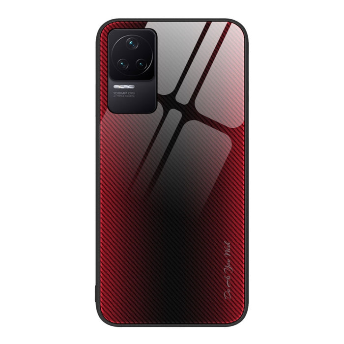 Caja del teléfono de TPU de vidrio degradado de textura, For Xiaomi Poco M4 Pro, For Xiaomi Poco M4 Pro 5G, For Xiaomi Poco X4 Pro 5G, For Xiaomi Redmi 10C, For Xiaomi Redmi K50, For Xiaomi Redmi K50 Pro, For Xiaomi Redmi Note 10 Pro                   ...