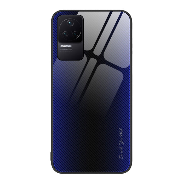 Caja del teléfono de TPU de vidrio degradado de textura, For Xiaomi Poco M4 Pro, For Xiaomi Poco M4 Pro 5G, For Xiaomi Poco X4 Pro 5G, For Xiaomi Redmi 10C, For Xiaomi Redmi K50, For Xiaomi Redmi K50 Pro, For Xiaomi Redmi Note 10 Pro                   ...