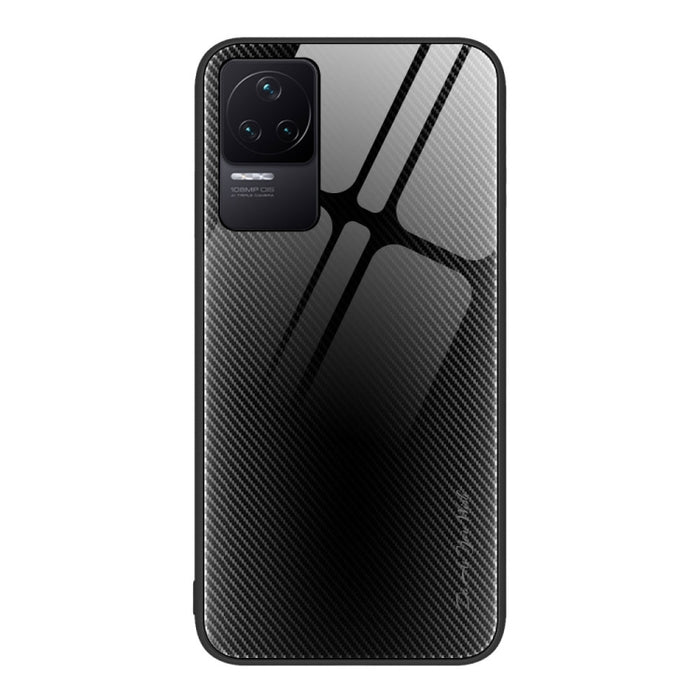 Caja del teléfono de TPU de vidrio degradado de textura, For Xiaomi Poco M4 Pro, For Xiaomi Poco M4 Pro 5G, For Xiaomi Poco X4 Pro 5G, For Xiaomi Redmi 10C, For Xiaomi Redmi K50, For Xiaomi Redmi K50 Pro, For Xiaomi Redmi Note 10 Pro                   ...