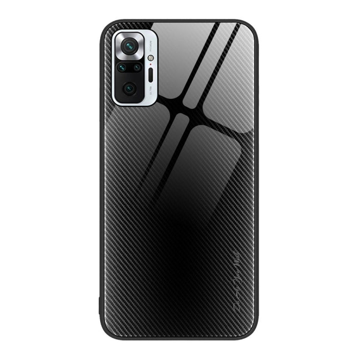 Caja del teléfono de TPU de vidrio degradado de textura, For Xiaomi Poco M4 Pro, For Xiaomi Poco M4 Pro 5G, For Xiaomi Poco X4 Pro 5G, For Xiaomi Redmi 10C, For Xiaomi Redmi K50, For Xiaomi Redmi K50 Pro, For Xiaomi Redmi Note 10 Pro                   ...