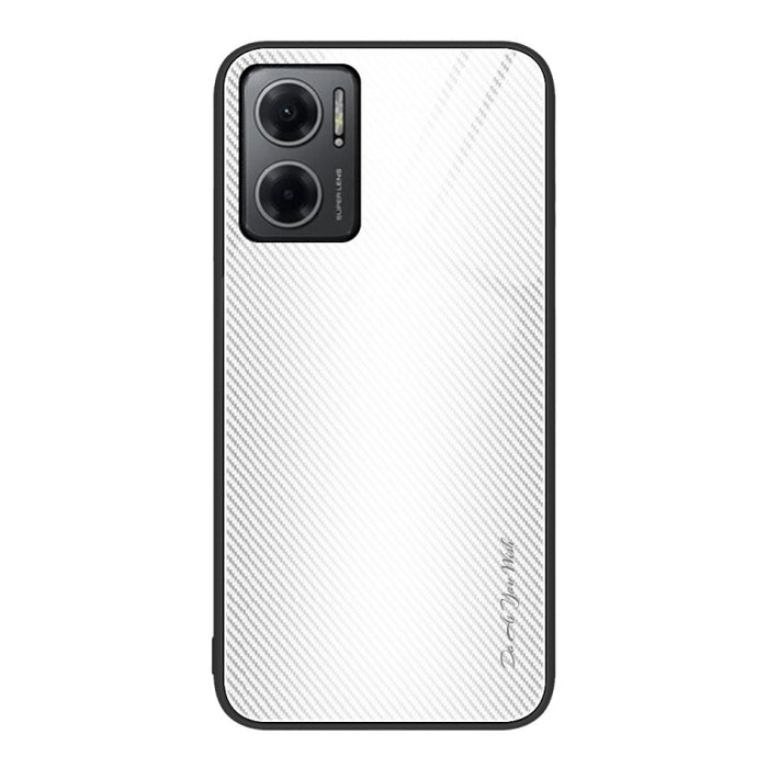 Caja del teléfono de TPU de vidrio degradado de textura, For Xiaomi Poco M4 Pro, For Xiaomi Poco M4 Pro 5G, For Xiaomi Poco X4 Pro 5G, For Xiaomi Redmi 10C, For Xiaomi Redmi K50, For Xiaomi Redmi K50 Pro, For Xiaomi Redmi Note 10 Pro                   ...
