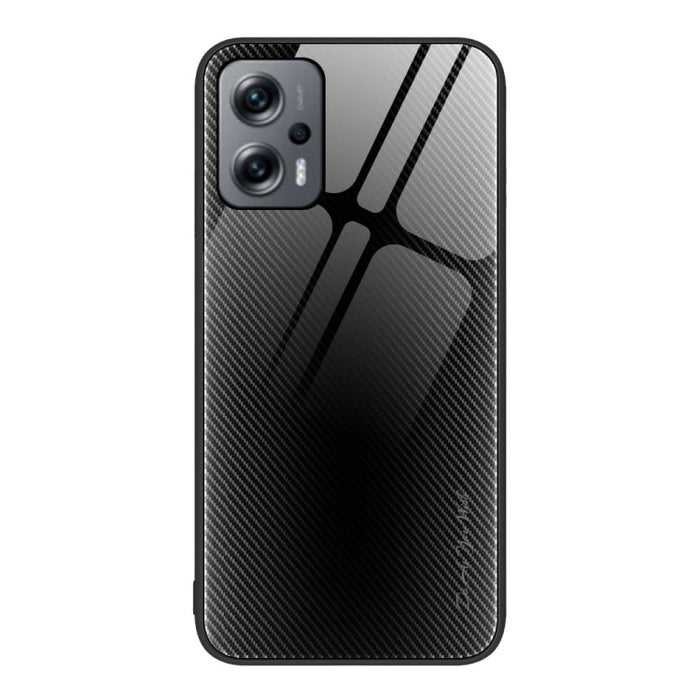 Caja del teléfono de TPU de vidrio degradado de textura, For Xiaomi Poco M4 Pro, For Xiaomi Poco M4 Pro 5G, For Xiaomi Poco X4 Pro 5G, For Xiaomi Redmi 10C, For Xiaomi Redmi K50, For Xiaomi Redmi K50 Pro, For Xiaomi Redmi Note 10 Pro                   ...