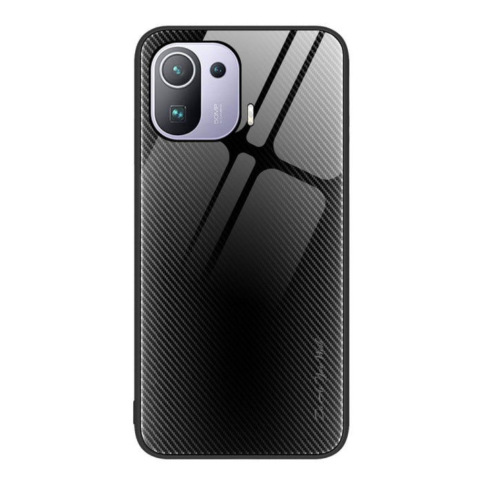 Caja del teléfono de TPU de vidrio degradado de textura, For Xiaomi Poco M4 Pro, For Xiaomi Poco M4 Pro 5G, For Xiaomi Poco X4 Pro 5G, For Xiaomi Redmi 10C, For Xiaomi Redmi K50, For Xiaomi Redmi K50 Pro, For Xiaomi Redmi Note 10 Pro                   ...