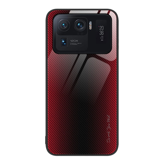 Caja del teléfono de TPU de vidrio degradado de textura, For Xiaomi Poco M4 Pro, For Xiaomi Poco M4 Pro 5G, For Xiaomi Poco X4 Pro 5G, For Xiaomi Redmi 10C, For Xiaomi Redmi K50, For Xiaomi Redmi K50 Pro, For Xiaomi Redmi Note 10 Pro                   ...