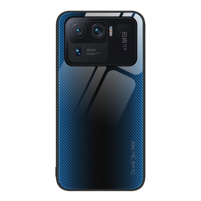 Caja del teléfono de TPU de vidrio degradado de textura, For Xiaomi Poco M4 Pro, For Xiaomi Poco M4 Pro 5G, For Xiaomi Poco X4 Pro 5G, For Xiaomi Redmi 10C, For Xiaomi Redmi K50, For Xiaomi Redmi K50 Pro, For Xiaomi Redmi Note 10 Pro                   ...