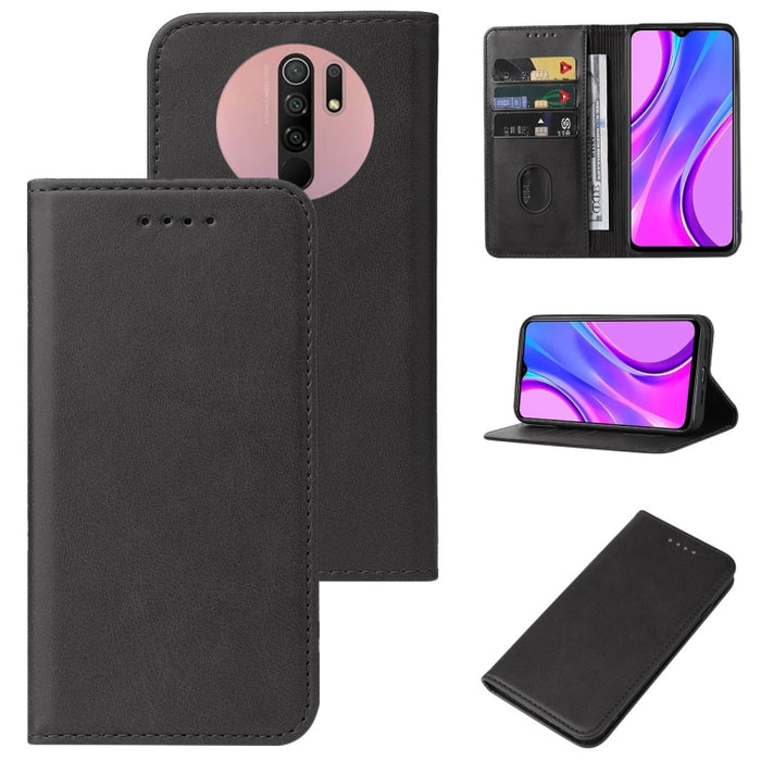 Caja de teléfono de cuero con cierre magnético, For Xiaomi Mi 10T Pro / Mi 10T 5G, For Xiaomi Mi CC9 Pro, For Xiaomi Redmi 9 Prime, For Xiaomi Redmi 9AT, For Xiaomi Redmi 9i, For Xiaomi Redmi 9T, For Xiaomi Redmi 10 5G, For Xiaomi Redmi 10 Prime 2022  ...