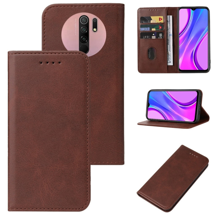 Caja de teléfono de cuero con cierre magnético, For Xiaomi Mi 10T Pro / Mi 10T 5G, For Xiaomi Mi CC9 Pro, For Xiaomi Redmi 9 Prime, For Xiaomi Redmi 9AT, For Xiaomi Redmi 9i, For Xiaomi Redmi 9T, For Xiaomi Redmi 10 5G, For Xiaomi Redmi 10 Prime 2022  ...