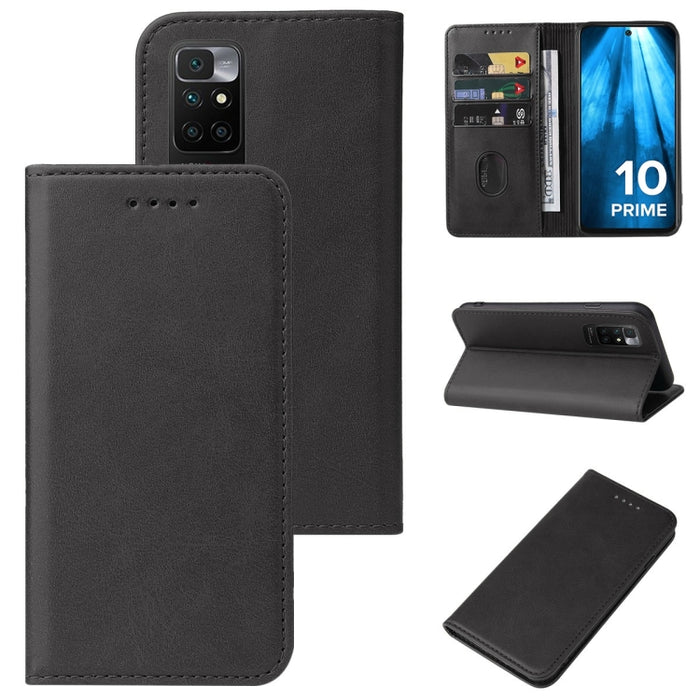 Caja de teléfono de cuero con cierre magnético, For Xiaomi Mi 10T Pro / Mi 10T 5G, For Xiaomi Mi CC9 Pro, For Xiaomi Redmi 9 Prime, For Xiaomi Redmi 9AT, For Xiaomi Redmi 9i, For Xiaomi Redmi 9T, For Xiaomi Redmi 10 5G, For Xiaomi Redmi 10 Prime 2022  ...