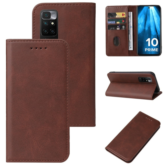 Caja de teléfono de cuero con cierre magnético, For Xiaomi Mi 10T Pro / Mi 10T 5G, For Xiaomi Mi CC9 Pro, For Xiaomi Redmi 9 Prime, For Xiaomi Redmi 9AT, For Xiaomi Redmi 9i, For Xiaomi Redmi 9T, For Xiaomi Redmi 10 5G, For Xiaomi Redmi 10 Prime 2022  ...