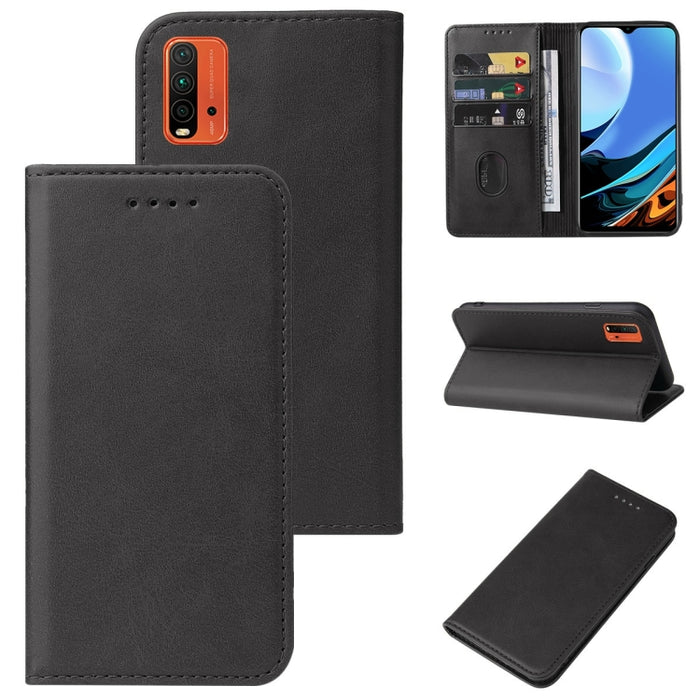 Caja de teléfono de cuero con cierre magnético, For Xiaomi Mi 10T Pro / Mi 10T 5G, For Xiaomi Mi CC9 Pro, For Xiaomi Redmi 9 Prime, For Xiaomi Redmi 9AT, For Xiaomi Redmi 9i, For Xiaomi Redmi 9T, For Xiaomi Redmi 10 5G, For Xiaomi Redmi 10 Prime 2022  ...