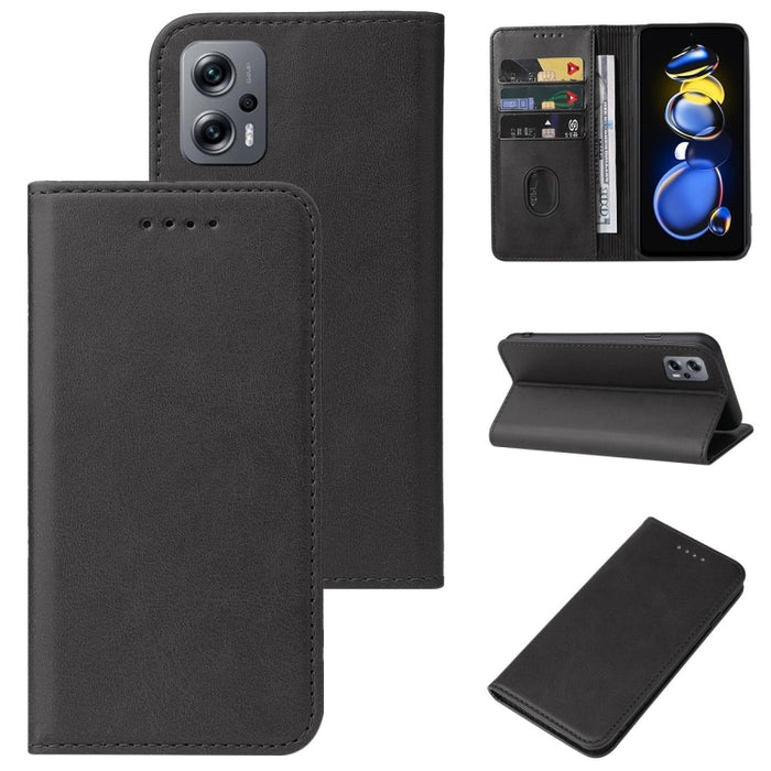 Caja de teléfono de cuero con cierre magnético, For Xiaomi Mi 10T Pro / Mi 10T 5G, For Xiaomi Mi CC9 Pro, For Xiaomi Redmi 9 Prime, For Xiaomi Redmi 9AT, For Xiaomi Redmi 9i, For Xiaomi Redmi 9T, For Xiaomi Redmi 10 5G, For Xiaomi Redmi 10 Prime 2022  ...