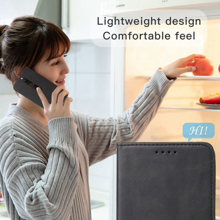 Caja de teléfono de cuero con cierre magnético, For Xiaomi Redmi 8, For Xiaomi Redmi 8A Pro, For Xiaomi Redmi 10X Pro 5G, For Xiaomi Redmi Note 9T, For Xiaomi Mi 10T Lite 5G, For Xiaomi 12S Ultra, For Xiaomi Black Shark 3S                              ...