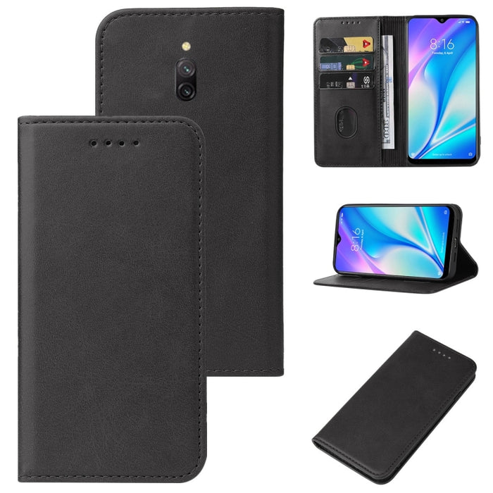 Caja de teléfono de cuero con cierre magnético, For Xiaomi Redmi 8, For Xiaomi Redmi 8A Pro, For Xiaomi Redmi 10X Pro 5G, For Xiaomi Redmi Note 9T, For Xiaomi Mi 10T Lite 5G, For Xiaomi 12S Ultra, For Xiaomi Black Shark 3S                              ...