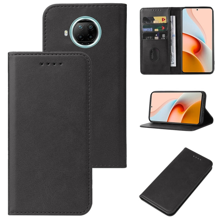 Caja de teléfono de cuero con cierre magnético, For Xiaomi Redmi 8, For Xiaomi Redmi 8A Pro, For Xiaomi Redmi 10X Pro 5G, For Xiaomi Redmi Note 9T, For Xiaomi Mi 10T Lite 5G, For Xiaomi 12S Ultra, For Xiaomi Black Shark 3S                              ...