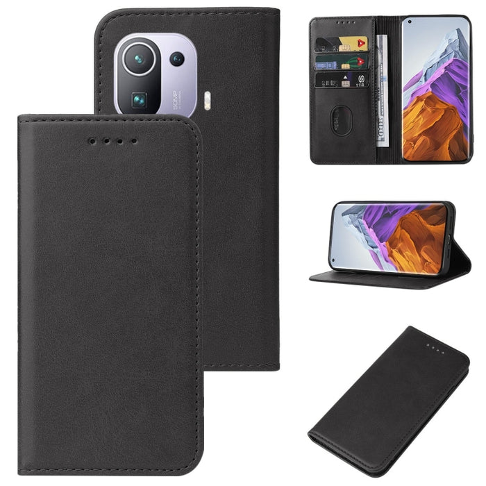 Caja de teléfono de cuero con cierre magnético, For Xiaomi Redmi 8, For Xiaomi Redmi 8A Pro, For Xiaomi Redmi 10X Pro 5G, For Xiaomi Redmi Note 9T, For Xiaomi Mi 10T Lite 5G, For Xiaomi 12S Ultra, For Xiaomi Black Shark 3S                              ...