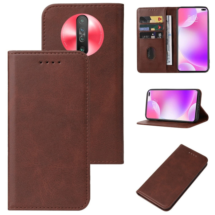 Caja de teléfono de cuero con cierre magnético, For Xiaomi Redmi 8, For Xiaomi Redmi 8A Pro, For Xiaomi Redmi 10X Pro 5G, For Xiaomi Redmi Note 9T, For Xiaomi Mi 10T Lite 5G, For Xiaomi 12S Ultra, For Xiaomi Black Shark 3S                              ...